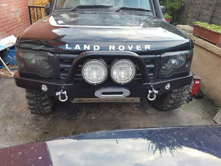 Discovery Winch Bumper with A Bar & Led Lights